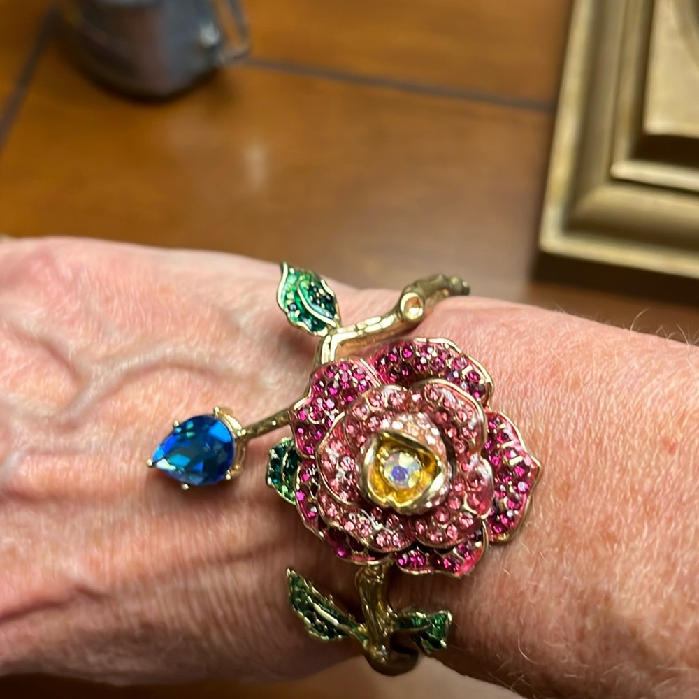 Betsy Johnson Rose bracelet